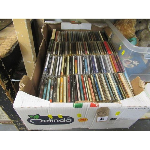 46 - BOX OF ROCK AUDIO CDS