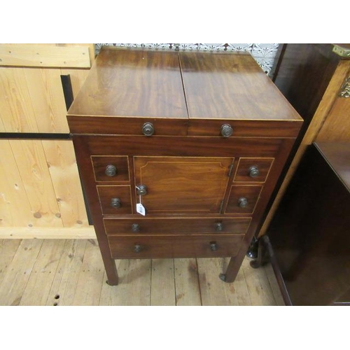 1116 - GEORGIAN MAHOGANY WASHSTAND