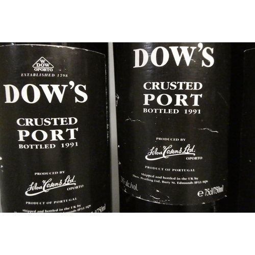 106 - 3 bottles Dow's crusted port (Est. plus 24% premium inc. VAT)