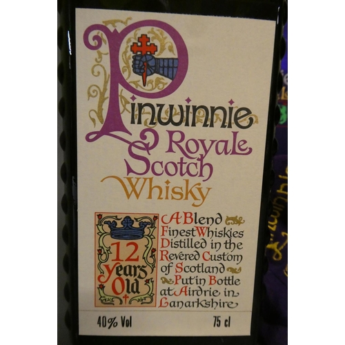 125 - 1 bottle Pinwinnie Royal Scotch whisky, 12 year old, boxed and bagged (Est. plus 24% premium inc. VA... 