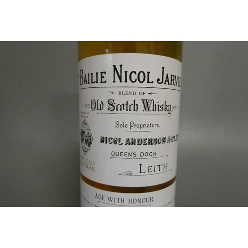 136 - 1 bottle The Bailie Nicol Jarvie old sctoch whisky, 40%, Leith (Est. plus 24% premium inc. VAT)