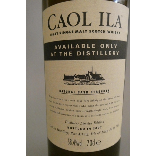 143 - 1 bottle Caol Ila Islay single malt whisky, 