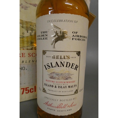 162 - 6 bottles Bell's Islander mature scotch whisky, specially bottled by Arthur Bells & Sons in celebrat... 