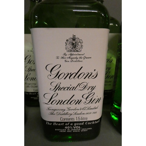 17 - 6 1.5 litre bottles of Gordons Special Dry London Gin, 40%, OC (Est. plus 24% premium inc. VAT)