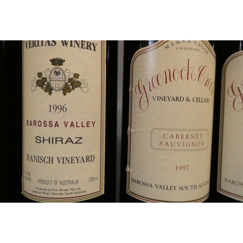 179 - 4 bottles of Australian Barossa valley reds, comprising 2 Greenock Creek, 1998, cabernet sauvignon, ... 