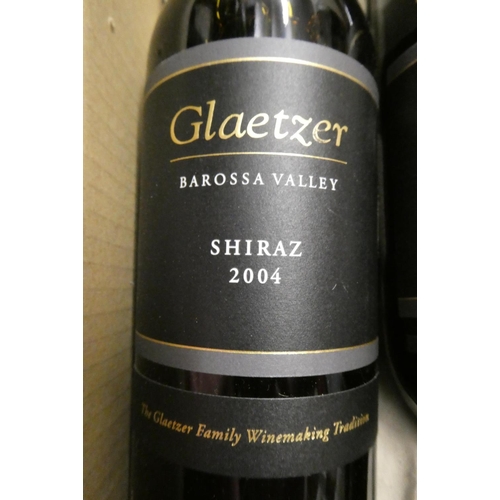 188 - 6 bottles Glaetzer, 2004, Barossa Valley shiraz, OC (Est. plus 24% premium inc. VAT)