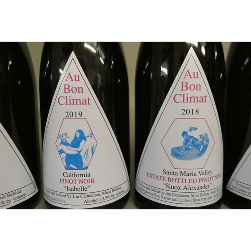 194 - 6 bottles Au Bon Climat pinot noir, comprising 3 2019 