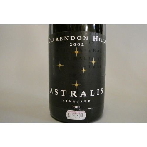 207 - 1 bottle Astralis, 2002, Clarendon Hills, Syrah (Est. plus 24% premium inc. VAT)