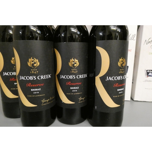 209 - 17 bottles Australian wine, comprising 7 2019 Jacob's Creek shiraz, 2 2014 Hardy's Classic cabernet ... 