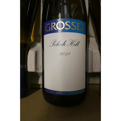 214 - 6 bottles Polish Hill, 2018, Grosset, Clare Valley Riesling, OC (Est. plus 24% premium inc. VAT)