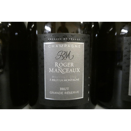 222 - 4 bottles Roger Manceaux, brut grand reserve, premier cru (Est. plus 24% premium inc. VAT)