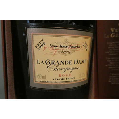 239 - 1 bottle La Grande Dame, 1990 Veuve Clicquot Ponsardin, champagne rose, boxed (Est. plus 24% premium... 