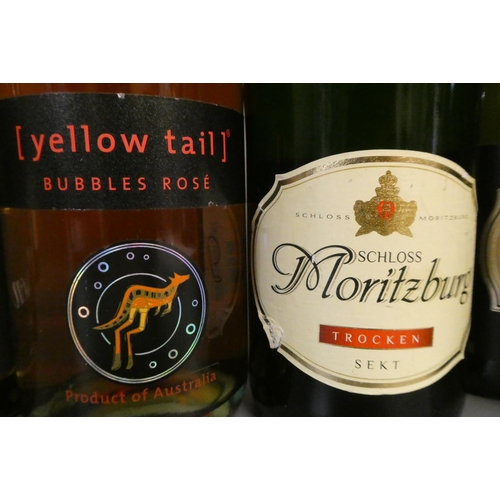 249 - 9 bottles sparkling wine, comprising 3 Marques del Norte vintage cava brut, 2 Lanson Black Label bru... 