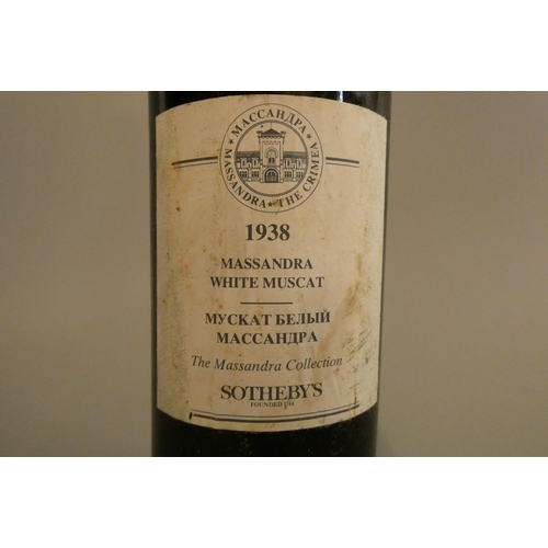 31 - 1 bottle Massandra, 1938, white muscat, Sotheby's label (Est. plus 24% premium inc. VAT)