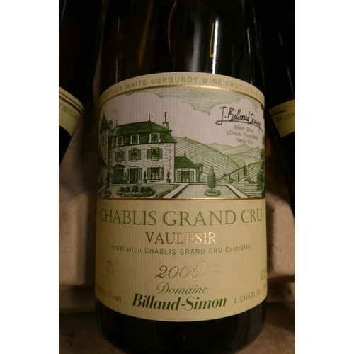 441 - 6 bottles Vaudesir, Chablis Grand Cru, 2006, Domaine Billaud-Simon (Est. plus 24% premium inc. VAT)