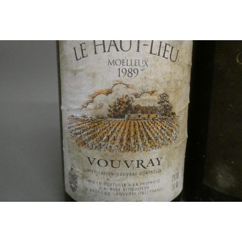 444 - 4 bottles Le Haut-Lieu, 1989, Vouvray, Moelleux, Domaine Huet (Est. plus 24% premium inc. VAT)