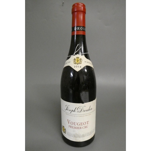 453 - 1 bottle Vougeot, 2014, Joseph Drouhin, premier cru (Est. plus 24% premium inc. VAT)