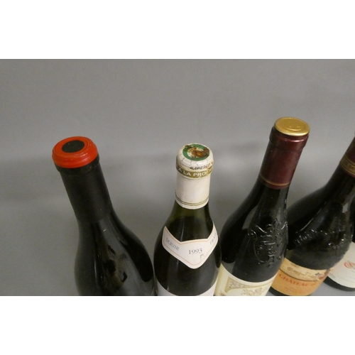 454 - 6 bottles comprising 1 1981 Chateau de la Gardine Chateauneuf-du-Pape, 1 1994 Clefs des Prelats Chat... 