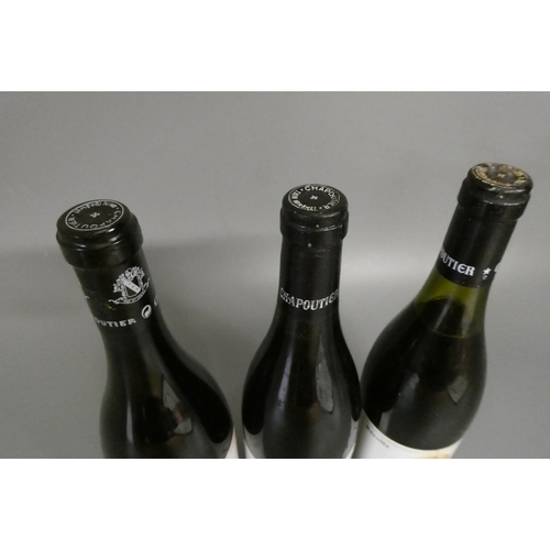 464 - 3 bottles Ermitage, M. Chapoutier, comprising 1 1989 