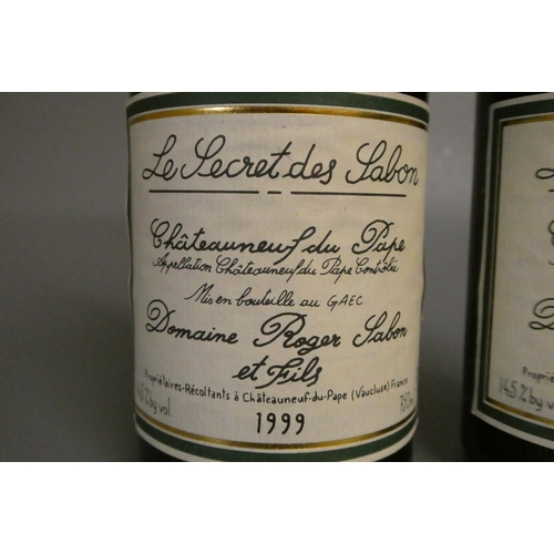 465 - 2 bottles Le Secret des Sabon, 1999, Chateauneuf-du-Pape, Domaine Roger Sabon (Est. plus 24% premium... 