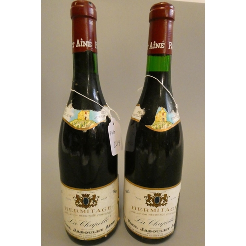 469 - 2 bottles Hermitage, 1983, La Chapelle, Paul Jaboulet Aine (Est. plus 24% premium inc. VAT)