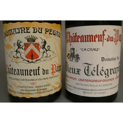 478 - 2 bottles Chateauneuf-du-Pape 2010 vintage, comprising 1 Domaine du Pegau and 1 Domaine du Dieux Tel... 