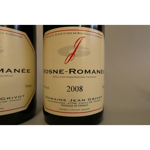 485 - 2 bottles Vosne-Romanee, 2008, Domaine Jean Grivot (Est. plus 24% premium inc. VAT)