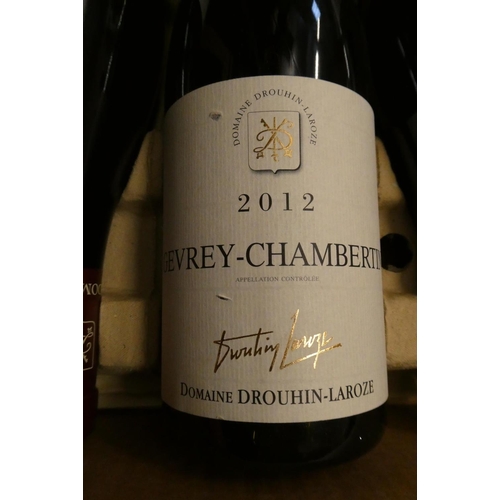 488 - 6 bottles Gevrey-Chambertin, Domaine Drouhin-Laroze, comprising 4 2014 & 2 2012 (Est. plus 24% premi... 