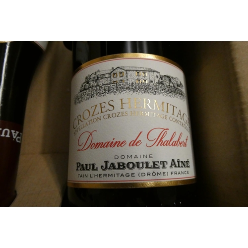 490 - 6 bottles Crozes Hermitage, 2017, Domaine de Thalabert, Paul Jaboulet Aine, OC (Est. plus 24% premiu... 