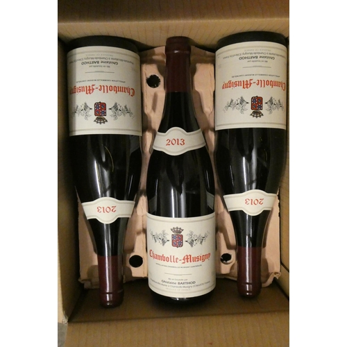 493 - 6 bottles Chambolle-Musigny, Ghislaine Barthod, comprising 3 2013 & 3 2014 (Est. plus 24% premium in... 