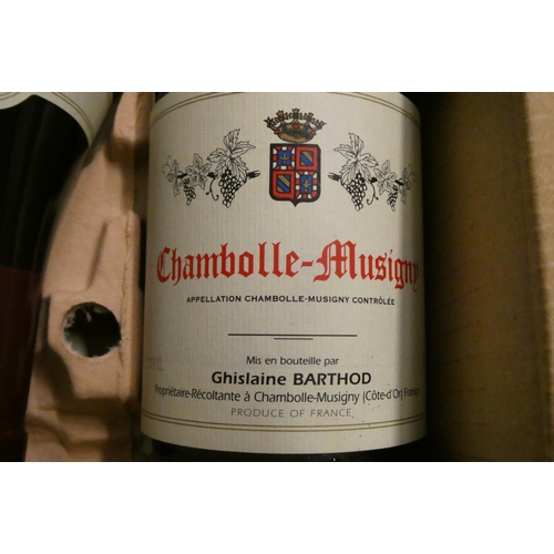 493 - 6 bottles Chambolle-Musigny, Ghislaine Barthod, comprising 3 2013 & 3 2014 (Est. plus 24% premium in... 