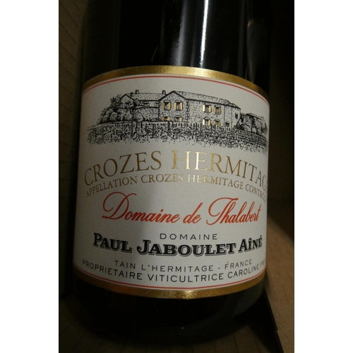 494 - 6 bottles Crozes Hermitage, 2015, Domaine de Thalabert, Paul Jaboulet Aine, OC (Est. plus 24% premiu... 