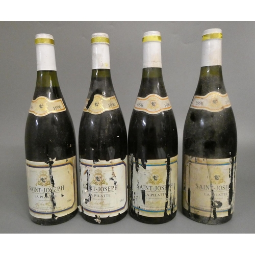 498 - 4 bottles Saint-Joseph, 1996, La Pilatte, Miche Mourier (Est. plus 24% premium inc. VAT)