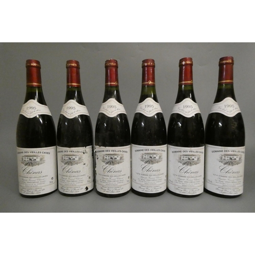 499 - 6 bottles Chenas, 1995, Domaine des Vielles Caves (Est. plus 24% premium inc. VAT)