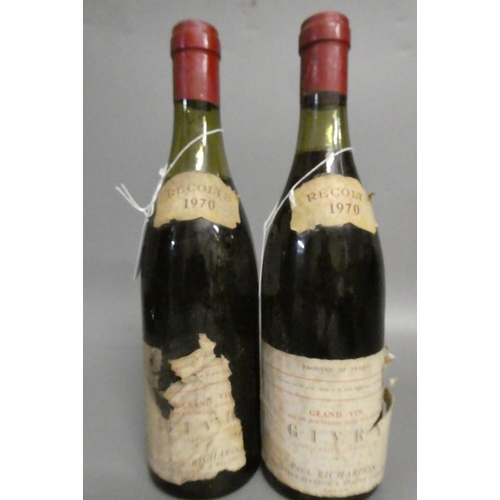 510 - 2 bottles Givry, 1970, Paul Richardson, grand vin (Est. plus 24% premium inc. VAT)