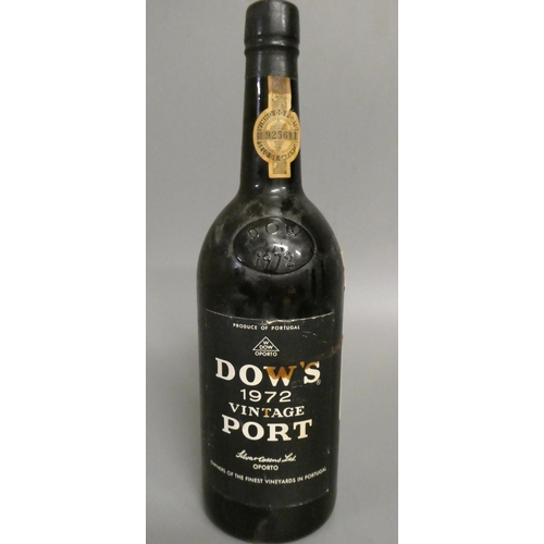 75 - 1 bottle Dow's 1972 vintage port (Est. plus 24% premium inc. VAT)