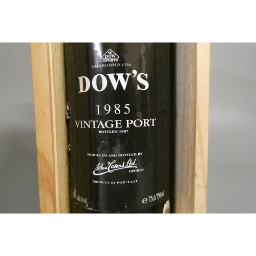 80 - 1 bottle Dow's 1985 vintage port, OWB (Est. plus 24% premium inc. VAT)