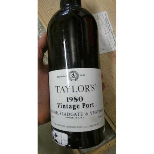 81 - 11 bottles Taylor's 1980 vintage port, OWC (Est. plus 24% premium inc. VAT)