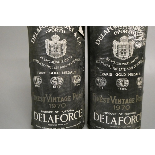 84 - 2 bottles Delaforce 1970 finest vintage port (Est. plus 24% premium inc. VAT)