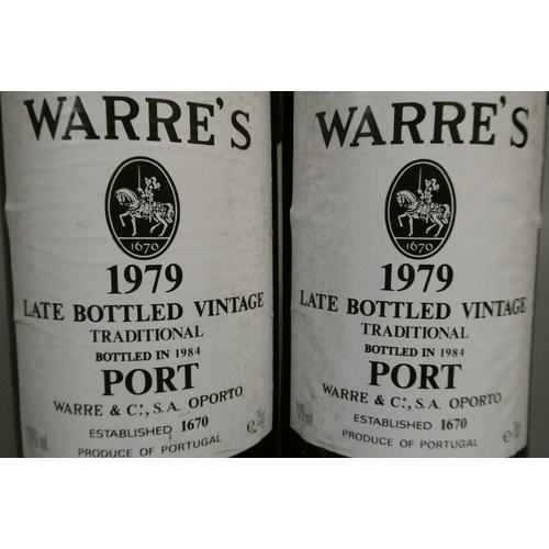 95 - 2 bottles Warre's 1979 LBV port (Est. plus 24% premium inc. VAT)