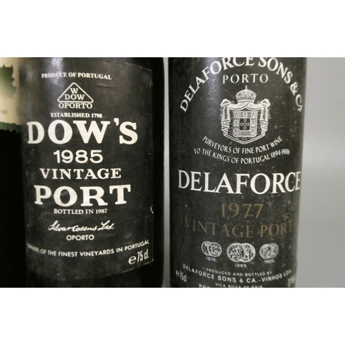 101 - 3 bottles port, comprising 1 Dow's 1985, 1 Delaforce 1977 & 1 Fonseca Terra Prima (Est. plus 24% pre... 