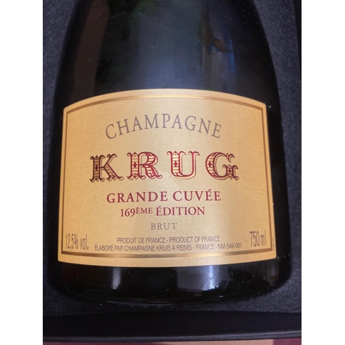 215 - 1 bottle Krug champagne, grande cuvee, boxed