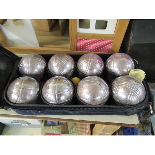 31 - CASED SET OF STEEL BOWLS