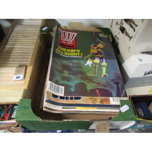 45 - BOX OF 2000AD COMICS