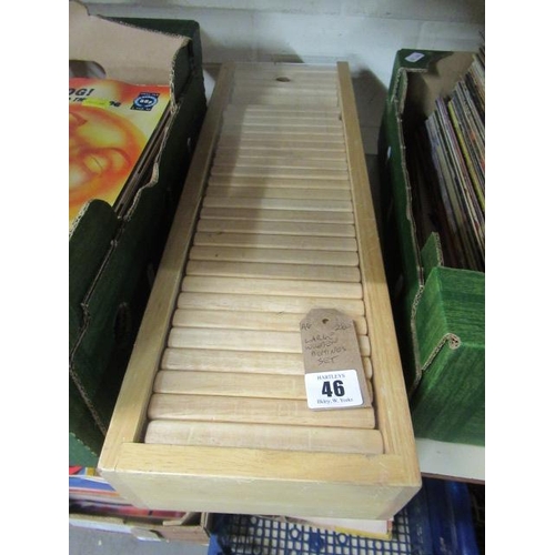 46 - LARGE WOODEN DOMINOES SET