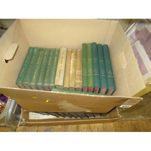 553 - THREE BOXES OF MEDICAL BOOKS