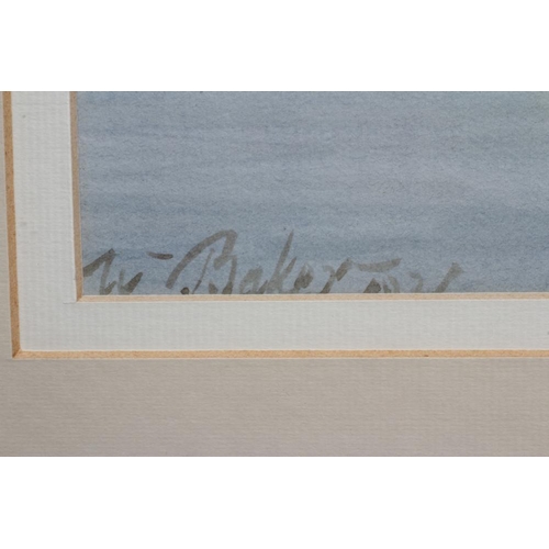 764 - WILLIAM BARKER (19th/20th Century), Shipping in a Calm, watercolour and pencil heightened with white... 