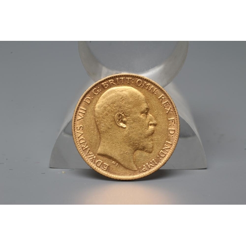 337 - AN EDWARD VII HALF SOVEREIGN, 1903, 4g (Est. plus 20% premium)