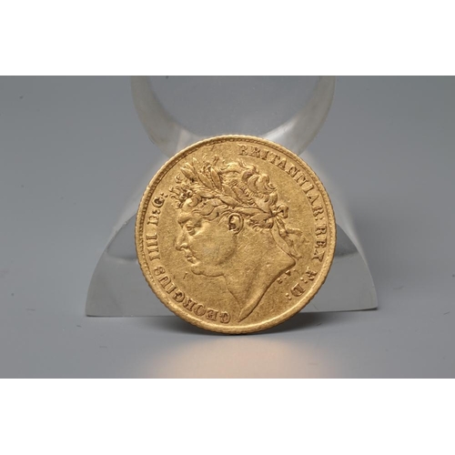 342 - A GEORGE IV HALF SOVEREIGN, 1825, 4g (Est. plus 20% premium)