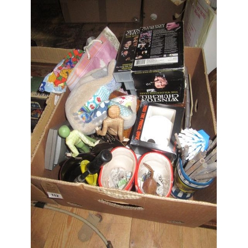 112 - BOX OF MISCELLANEOUS ITEMS